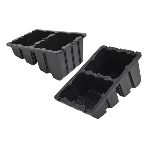 Kit de montaje de techo plano de plástico negro