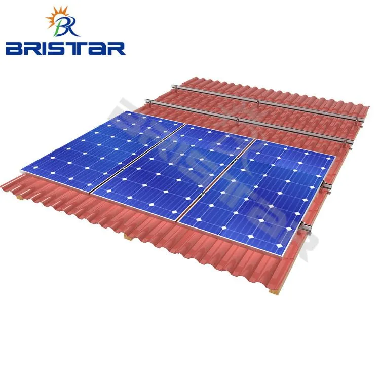 Sistema de apoyo fotovoltaico de teja esmaltada